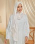 Hari Shawl - White Peach