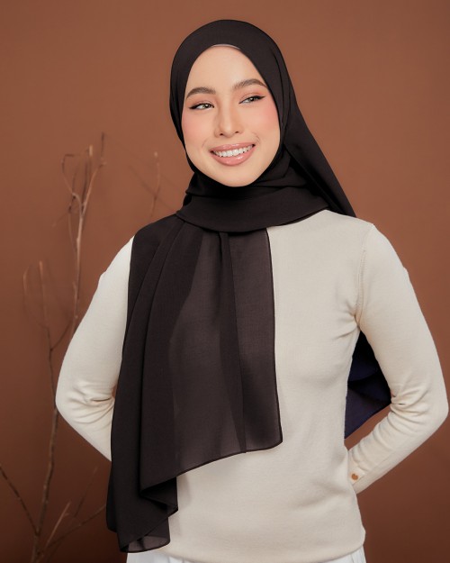 Willow Shawl - Belgian Brown