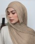 Aurra Shawl - Barley Brown