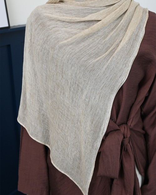Aurra Shawl - Beige Dove