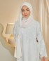 Hari Shawl - White Peach