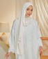 Hari Shawl - White Peach