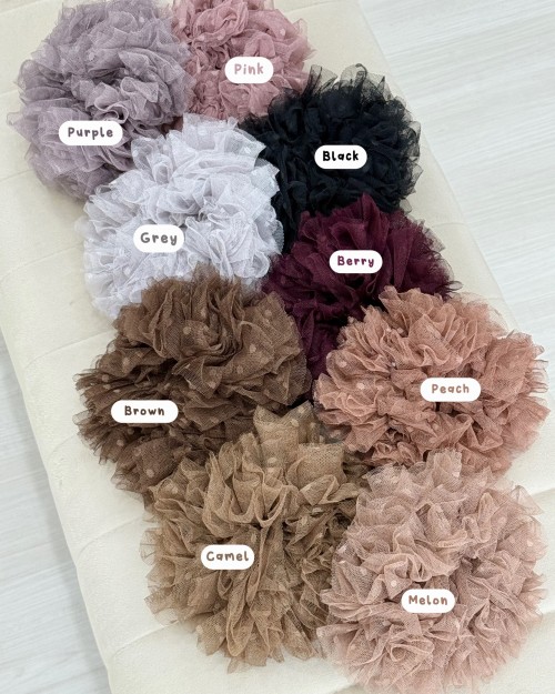 Fluff Scrunchie - Camel