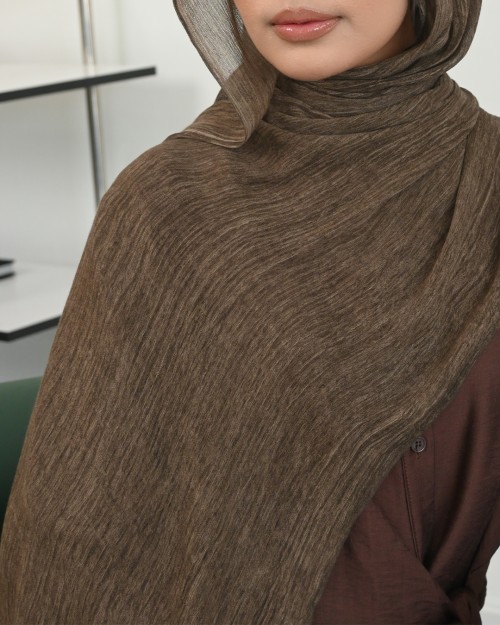 Aurra Shawl - Deep Espresso