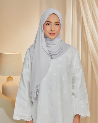 Hari Shawl - Silver Grey