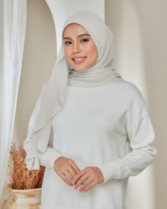 Flo Shawl - Ash Cream