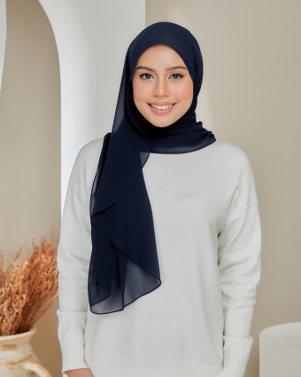 Flo Shawl - Prussian Blue