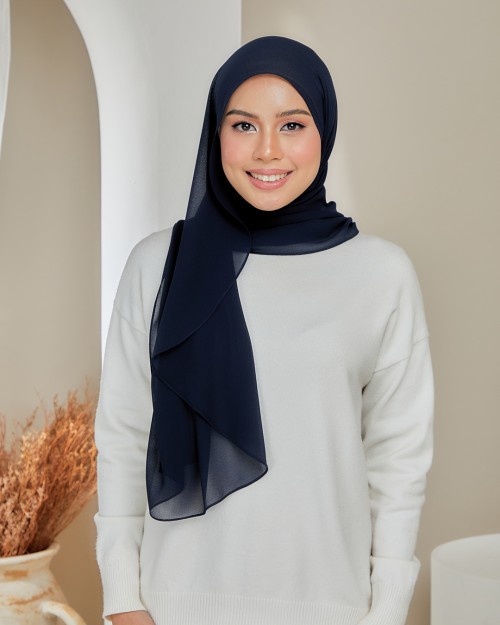 Flo Shawl - Prussian Blue