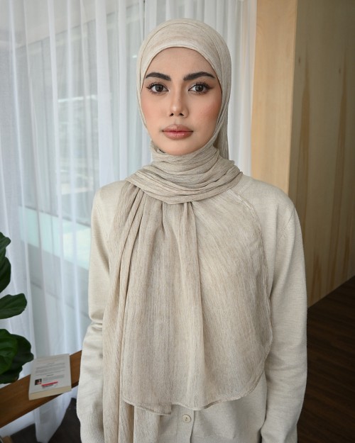 Aurra Shawl - Pearl Brown