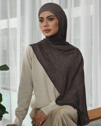 Aurra Shawl - Timber Brown