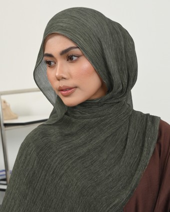 Aurra Shawl - Mossy Green