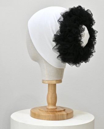 Fluff Scrunchie - Black  Fluff Scrunchie - Black